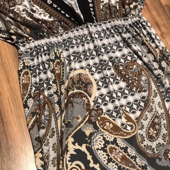 Joci and I brown paisley dress size small - Picture 5 of 11